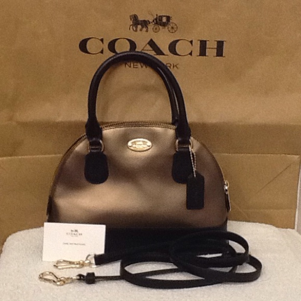 Coach mini Cora domed satchel